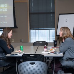 advisors presenting and talking