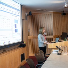 advisors presenting and talking