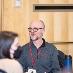 advisors presenting and talking